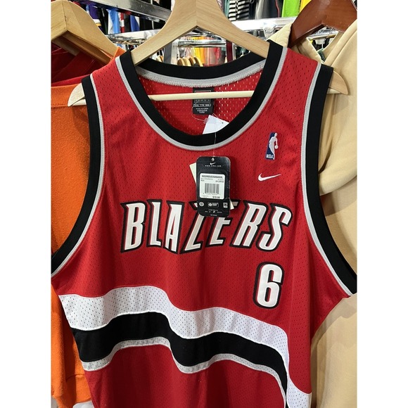 Vintage Nike New With Tags Portland Trailblazers #6 Jersey 2XL - Picture 2 of 5